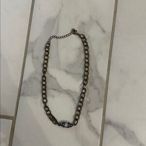Chunky Bronze Chain Necklace